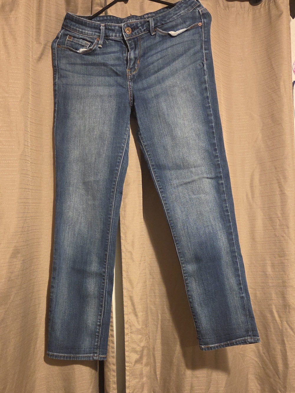 Signature by Levi Strauss Medium Blue Straight Leg Jeans